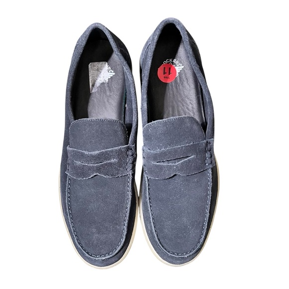 Dockers Men’s Vaughn Navy Suede Slip-Ons Size 11 New main image 4